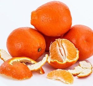 a pealed mandarin
