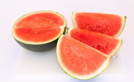 a cut watermelon